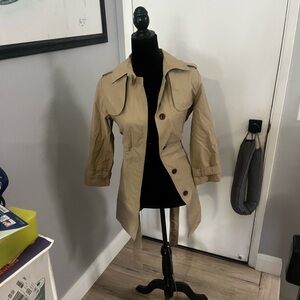 Khaki gap lightweight jacket XS